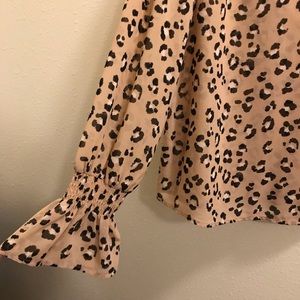 A New Day cheetah print blouse